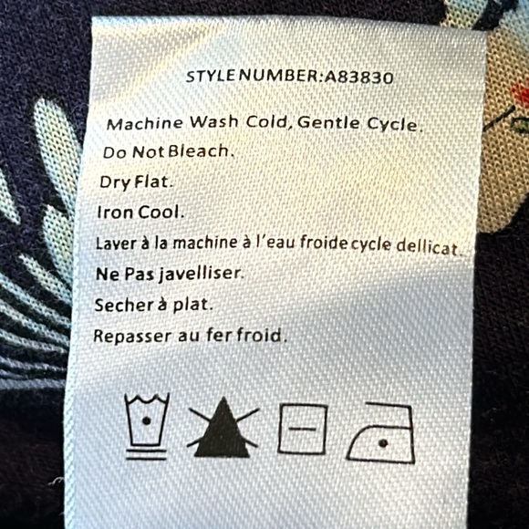 Anthropologie One September Floral Peasant Top Embroidery, Lace Up Neck Small - Picture 9 of 13